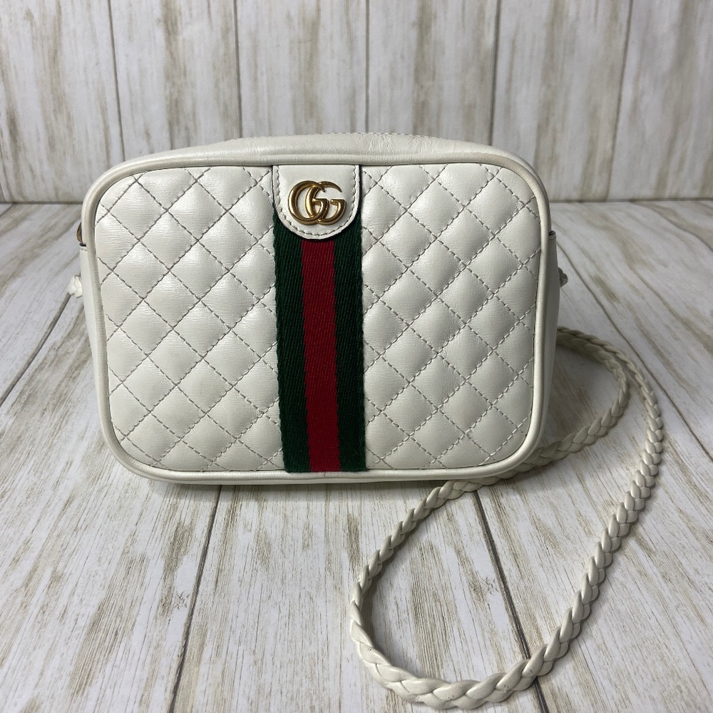 GUCCI QUILTED TRAPUNTATA CROSSBODY